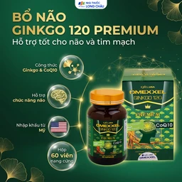 Viên uống hỗ trợ tốt cho não và tim mạch Omexxel Ginkgo 120 Premium (60 viên) 2