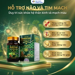 Viên uống hỗ trợ tốt cho não và tim mạch Omexxel Ginkgo 120 Premium (60 viên) 4