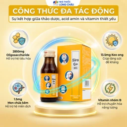 SIRO G+ Kenko hỗ trợ đường hô hấp trên, tăng cường đề kháng (100ml) 3