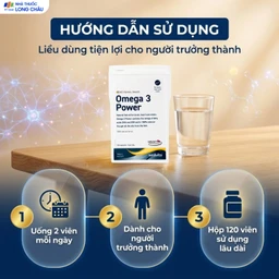 Viên uống hỗ trợ sức khoẻ tim mạch, giảm mỡ máu, tốt cho não và thị lực Omega 3 Power DAO Nordic Health (120 viên) 5