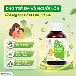 Siro hỗ giúp giảm ho, giảm đờm, giảm đau họng Bổ Phế Lábebé (120ml) 4