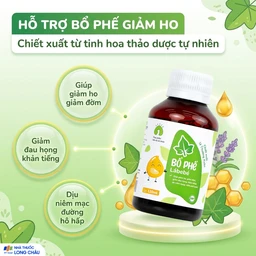 Siro hỗ giúp giảm ho, giảm đờm, giảm đau họng Bổ Phế Lábebé (120ml) 2