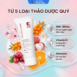 Sữa rửa mặt thảo dược sáng da, mờ sạm Sắc Ngọc Khang 100g 3