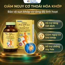 Viên uống tăng tiết dịch khớp giảm thoái hóa khớp Orihiro Glucosamine and Spirulna (900 viên) 3