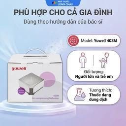 Máy xông khí dung nén khí Yuwell 403M hỗ trợ điều trị bệnh lý về đường hô hấp 4