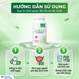 Viên uống hỗ trợ cho người phì đại lành tính tuyến tiền liệt Golex Ocavill (30 viên) 5