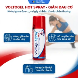 Chai xịt nóng Voltogel Hot Spray 120ml giúp giảm đau cơ, đau vai, bầm tím, bong gân 2