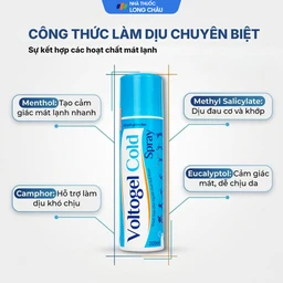 Chai xịt lạnh Voltogel Cold Spray 200ml giúp giảm đau, chống viêm, thúc đẩy tuần hoàn máu 3