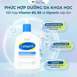 Sữa rửa mặt cho da dầu Cetaphil Oily Skin Cleanser 500ml 3