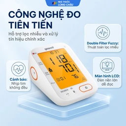 Máy đo huyết áp bắp tay Yuwell YE680B hỗ trợ đo huyết áp, cảnh báo đột quỵ 3