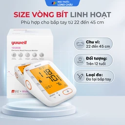 Máy đo huyết áp bắp tay Yuwell YE680B hỗ trợ đo huyết áp, cảnh báo đột quỵ 4