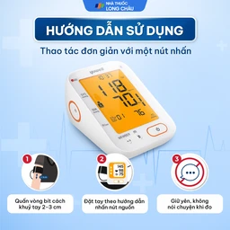 Máy đo huyết áp bắp tay Yuwell YE680B hỗ trợ đo huyết áp, cảnh báo đột quỵ 5