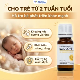 Dung dịch hỗ trợ phát triển xương, răng cho trẻ D3 Drops DAO Nordic Health (10ml) 4