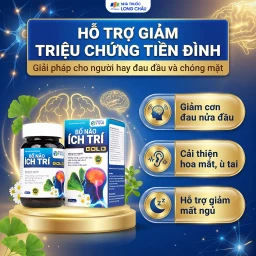 Viên uống tăng cường tuần hoàn não, giảm rối loạn tiền đình Bổ Não Ích Trí Gold (60 viên) 4