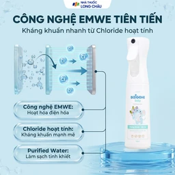 Xịt phục hồi da tổn thương Dizigone Baby Sanitizing Water 300ml 3