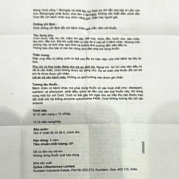 Thuốc Ocid 20mg Zydus điều trị loét tá tràng, loét dạ dày (10 vỉ x 10 viên)