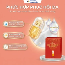 Mặt nạ dưỡng ẩm Pax Moly Real Vitamin B5 Mask Pack 10 miếng (red) 3