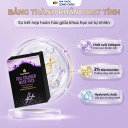 Mặt nạ dưỡng ẩm Pax Moly Real Collagen Mask Pack cải thiện độ đàn hồi da 3