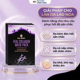 Mặt nạ dưỡng ẩm Pax Moly Real Collagen Mask Pack cải thiện độ đàn hồi da 4
