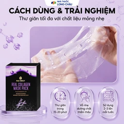 Mặt nạ dưỡng ẩm Pax Moly Real Collagen Mask Pack cải thiện độ đàn hồi da 5