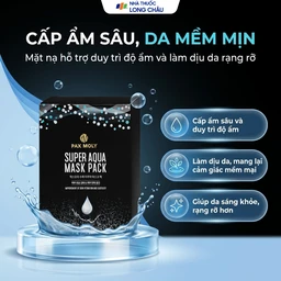 Mặt nạ dưỡng ẩm Pax Moly Super Aqua Mask Pack làm mềm mịn, cải thiện độ đàn hồi da 2