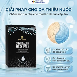 Mặt nạ dưỡng ẩm Pax Moly Super Aqua Mask Pack làm mềm mịn, cải thiện độ đàn hồi da 4