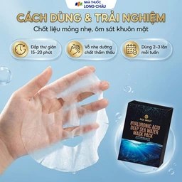 Mặt nạ dưỡng ẩm Pax Moly Hyaluronic Acid Deep Sea Water Mask Pack sáng da và chống lão hóa 5