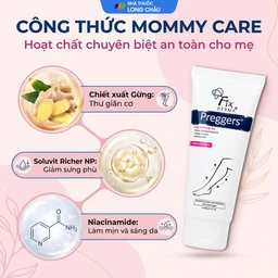 Gel dưỡng ẩm, ngừa giãn tĩnh mạch chân dành cho bà bầu Fixderma Preggers Leg Relaxing Gel 60g 3