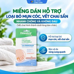Miếng dán loại bỏ mụn cóc, vết chai Timodore (6 miếng) 2