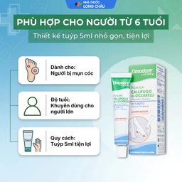 Kem bôi mụn cóc Timodore 5ml hỗ trợ loại bỏ mụn cóc, vết chai sần 4