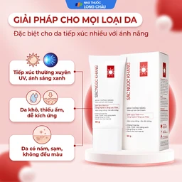 Kem chống nắng nâng tông nhẹ Sắc Ngọc Khang SPF 50+ PA++++ 50g 4