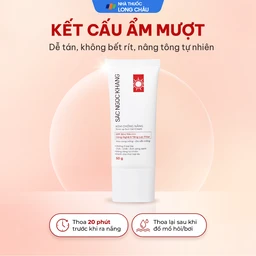 Kem chống nắng nâng tông nhẹ Sắc Ngọc Khang SPF 50+ PA++++ 50g 5