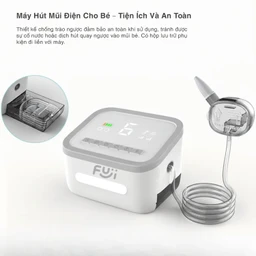 Máy hút mũi cho bé Fuji T50 hỗ trợ vệ sinh mũi cho bé từ 0 đến trên 3 tuổi