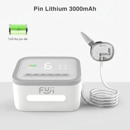 Máy hút mũi cho bé Fuji T50 hỗ trợ vệ sinh mũi cho bé từ 0 đến trên 3 tuổi