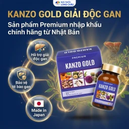 Viên uống bổ gan hỗ trợ tăng cường chức năng gan Kanzo Gold (60 viên) 2