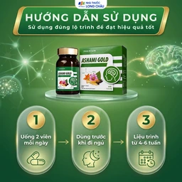 Viên hỗ trợ cải thiện tình trạng lo âu, cải thiện giấc ngủ Ashami Gold (60 viên) 5