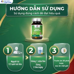 Viên uống giảm ho, giảm đờm, đau rát họng, viêm phế quản Nano Anpacov Biochempha (60 viên) 4