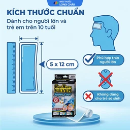 Miếng dán hạ sốt ByeBye Fever Super Cool dùng cho trẻ từ 10 tuổi và người lớn (3 gói x 2 miếng) 4