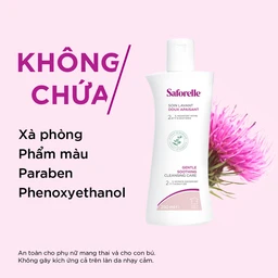 Dung dịch vệ sinh phụ nữ Saforelle Gentle Soothing Cleansing Care làm sạch dịu nhẹ, bảo vệ vùng kín (250ml) 5