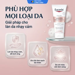Sữa rửa mặt Eucerin Spotless Brightening Cleansing Foam sáng da (50g) 4