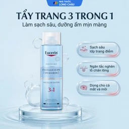 Nước tẩy trang Eucerin Dermato Clean Micellar 3 in 1 dành cho da nhạy cảm (400ml) 2