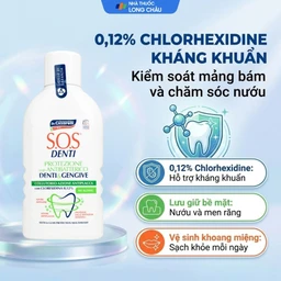 Nước súc miệng giảm mảng báng, bảo vệ răng nứu Dr.Ciccarelli S.O.S Denti chai 400ml 3