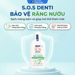 Nước súc miệng giảm mảng báng, bảo vệ răng nứu Dr.Ciccarelli S.O.S Denti chai 400ml 2