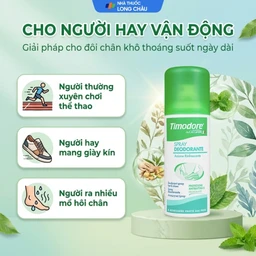 Xịt khử mùi giày và chân Dr.Ciccarelli Timodore Deodorant Spray (150ml) 4