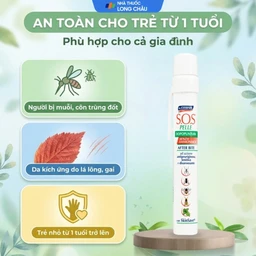 Bút chấm vết đốt muỗi, côn trùng Dr.Ciccarelli S.O.S Pelle After Bite Pen giúp làm dịu và giảm ngứa tức thì (15ml) 4