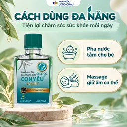 Dầu khuynh diệp Con Yêu Luxury giúp giữ ấm, làm dịu vết cắn côn trùng (30ml) 5