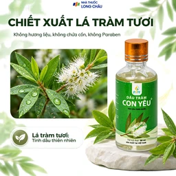 Dầu tràm Con Yêu giúp giữ ấm, giảm triệu chứng ho, sổ mũi (50 ml) 3
