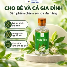 Dầu tràm Con Yêu giúp giữ ấm, giảm triệu chứng ho, sổ mũi (50 ml) 4