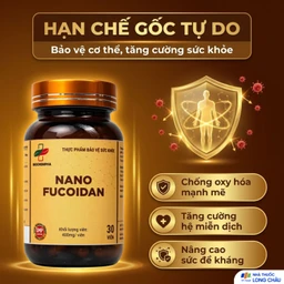 Viên uống hỗ trợ chống oxy hóa, hạn chế gốc tự do, tăng cường sức khỏe Nano Fucoidan Biochempha 30v 4