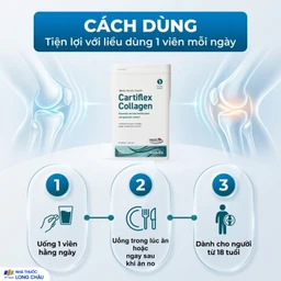 Viên uống hỗ trợ tăng cường sức khỏe xương khớp Cartiflex Collagen DAO Nordic Health (60 viên) 5